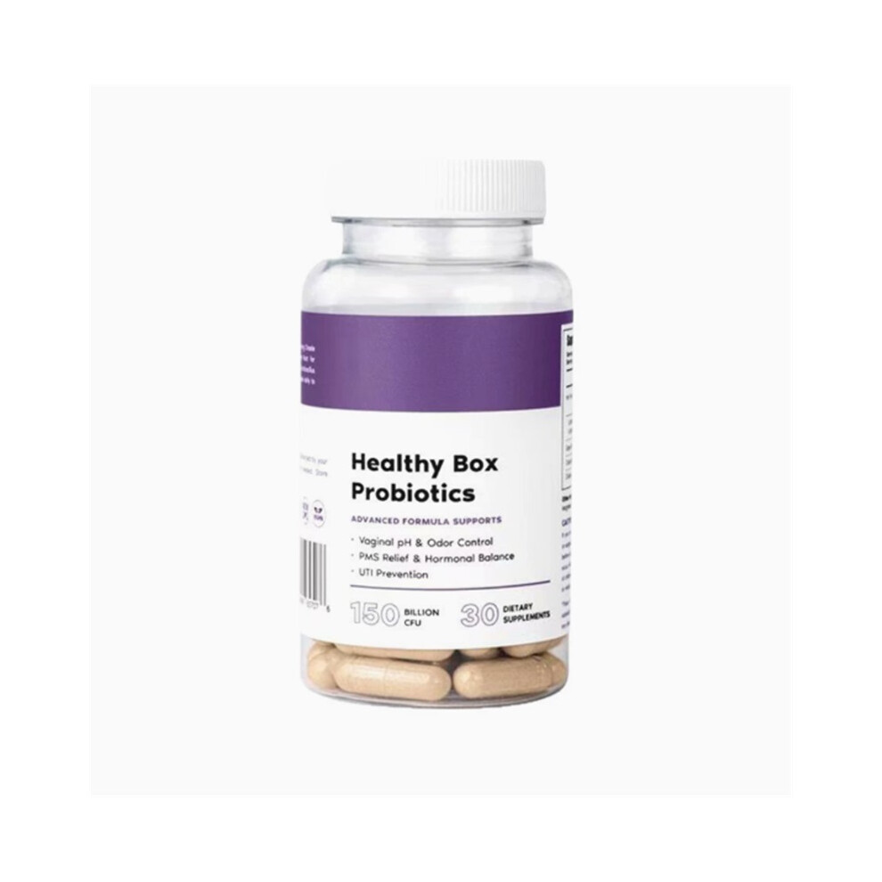 (30 Count (Pack of 1)) Healthy Box Vaginal Probiotics for Women For Hormonal Balance, PMS Relief Health Support