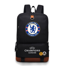 (Black A/Chelsea) schoolbag large capacity junior and senior high school sports backpack Manchester City Paris Bayern Liverpool football bag