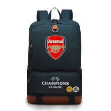 (Navy A/Arsenal) schoolbag large capacity junior and senior high school sports backpack Manchester City Paris Bayern Liverpool football bag