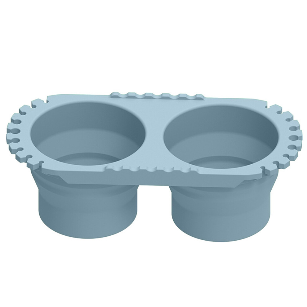 Paint Brush Cleaning Cup Foldable Silicone Brush Washer-Blue 7751001575471