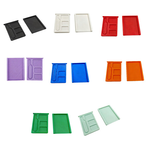Elegant And Functional 3D Printed Card Storage Box With-White 1