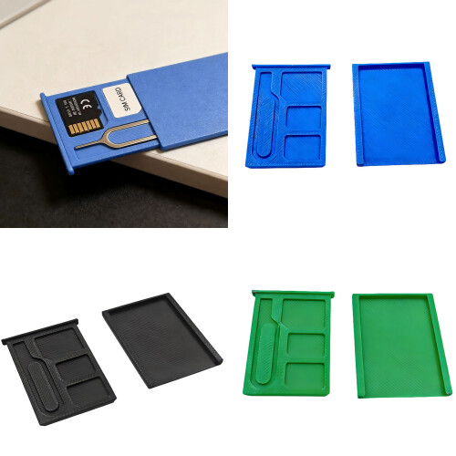 Elegant And Functional 3D Printed Card Storage Box With-White 2