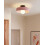 Beliani Ceiling Lamp LUGUSE Glass Pink 2