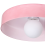 Beliani Ceiling Lamp LUGUSE Glass Pink 5