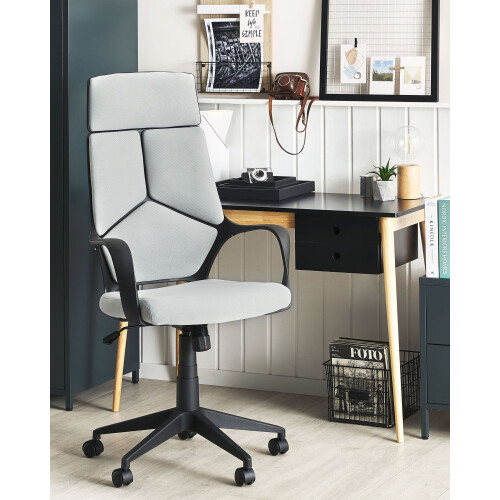 Beliani Office Chair DELIGHT Grey 1