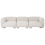 Beliani Modular Sofa 3 Seater MJALBI Off-White Boucle 4
