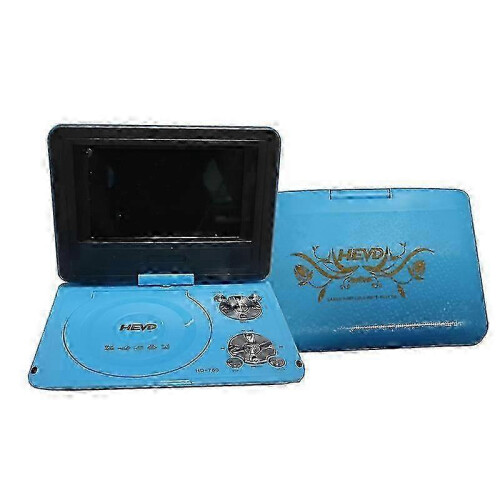 (Blue3) Portable DVD/EVD Player for Elderly, CD/TV & Singing Features