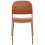Beliani Set of 2 Dining Chairs WINDUST Metal Orange 5