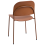 Beliani Set of 2 Dining Chairs WINDUST Metal Orange 6