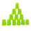 (Green) Speed Stacks training set - 12 cups for sport stacking 1
