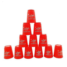 (Red) Speed Stacks training set - 12 cups for sport stacking