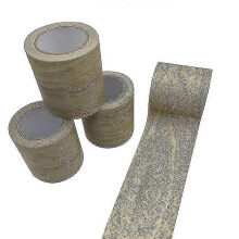 (Light grey) Woodgrain duct tape for home repair - 5m realistic furniture adhesive