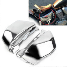 (Chrome) Honda Magna VF750 VF750C 1994-2004 Motorcycle Side Fairing Covers - ABS Black Chrome Trim