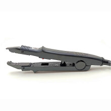 (Black EU Plug, Tip A) Professional heat connector for keratin hair extension iron