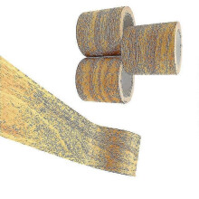 (Camel) Woodgrain duct tape for home repair - 5m realistic furniture adhesive