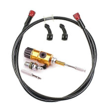(Gold) Hydraulic clutch kit for Honda Yamaha 22mm motorcycle cylinder