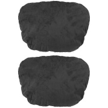 (Black 2 Pieces) Mercedes S Class Adjustable Headrest Pillow - Soft Neck Comfort Cushion