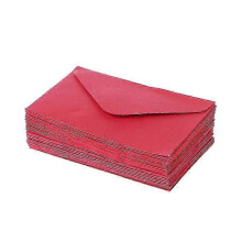 (Red) Color-Coordinated Envelopes for Invitations - 50 Sheets Pack