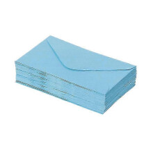 (Blue) Color-Coordinated Envelopes for Invitations - 50 Sheets Pack
