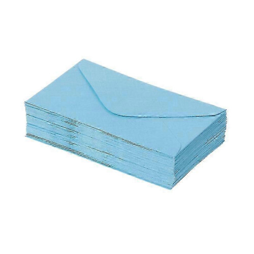 (Blue) Color-Coordinated Envelopes for Invitations - 50 Sheets Pack