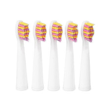 (Pink) Seago Toothbrush Replacement Heads 5pcs for SG610 SG908 SG917 958