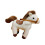 Plush Horse Pendant Bag Key Hanging Ornament Accessory-White 1