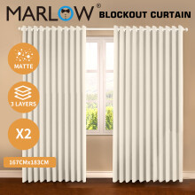 Marlow 2x Thermal Blockout Eyelet 66x72 Beige