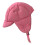 Stijlvolle en functionele polyester warme muts met-Roze Rood 1