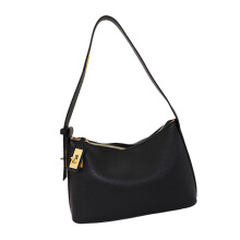 Fashionable Contemporary Shoulder Bag High Quality PU-Black