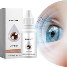 (10ml, brown) Relieve Eye Fatigue Dryness Moisturizing Color Eye Drops Blurred Vision Eye Drops