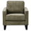 Beliani Armchair VIND Corduroy Green 4