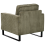 Beliani Armchair VIND Corduroy Green 5
