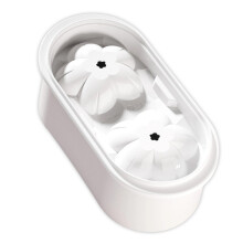 Unique Rose Ice Container For Cold Beverages And DIY-White