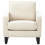 Beliani Armchair VIND Corduroy Light Beige 6