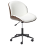 Beliani Desk Chair MENESHA Boucle White 4