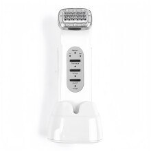 (White) Beauty Device Radio Frequency Rechargeable Skin Tightening Machine Wrinkle Reduction Face Lifting Anti Aging Home Use Facial