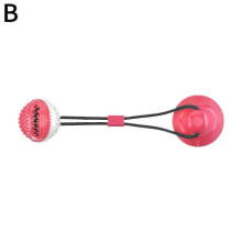 (A2/1pcs) Pet Supplies Chew Toy Treat Dispenser Chew Resistant Ball Suction Cup Dog Toy