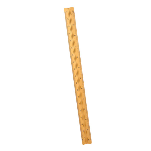 30cm Gold Aluminum Drafting Scale