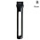 (Black/18cm) Applicable For DJI Mic Mini Microphone Handle Stand 1/4 Hole Expandable 1