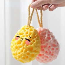 Soft mesh baby shower sponge ball, nylon book brush, shower foam, body wash