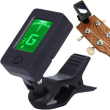 Professional Guitar Tuner, Clip-on Guitar Tuner, Electronic Guitar Tuner, 1 pc