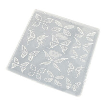 Moule réutilisable en Silicone pour Nail Art, avec des motifs