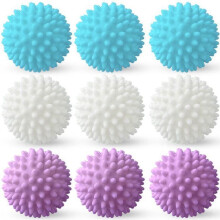 Laundry balls for washing machine and dryer. Hair dryer balls for clothes cleaning.