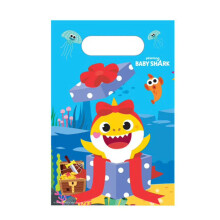 Baby Shark Paper Party Bags (Pack of 8)