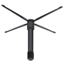 Portable Metal Folding Stand for Light Clarinet, Flute, and Oboe; 4-Foot Support Accessory