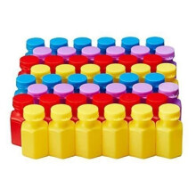 Pack of 48 Mini Soap Bubbles with Wand – Ideal for Children's Birthdays and Parties - The Twiddlers
