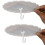 Ceiling mosquito net hooks - Pack of 2 - White - Easy to install 1