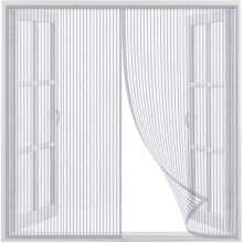 Magnetic Mosquito Net - 120x120cm - Ultra Fine Mesh - Automatic Closure - White
