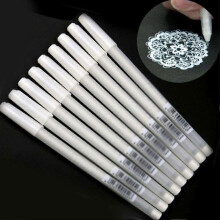 0.8mm White Paint Marker Pen - High Light Drawing Pen for Artists