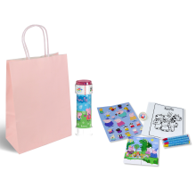 (Pink) Peppa Pig themed 12 Party Bags with Fillers